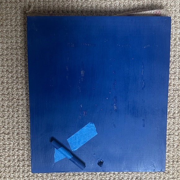 Blue and Red University of Mississippi- Ole Miss Hotty Toddy Frame with Bow - Picture 2 of 4